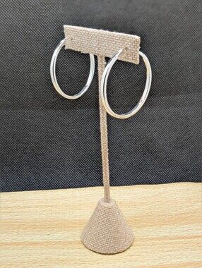 Sterling Silver Hoop Earrings - Elegant Everyday Hoops
